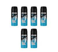 Axe Body Spray Ice Chill without Aluminium Salts 6 x 150 ml Cans