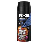 Axe Bodyspray Skateboard & Fresh Roses Deodorant without Aluminium Provides Effective Protection Against Body Odour for 48 Hours 150 ml