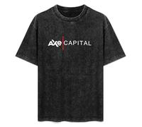 Axe Capital Billions Tv Show Symbol Company Unisex T-Shirt Graphic Top Printed Tee Mens Black Shirt XXL