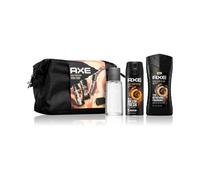Axe Dark Temptation 4pc Gift Set 100ml Aftershave 150ml Deo 250ml Shower Gel Bag