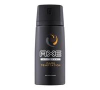 AXE Dark Temptation Deodorant Body Spray 150ml | 48-Hour Odour Protection | Chocolate & Amber Fragrance | Men's Body Spray | Long-Lasting Freshness