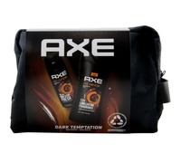 Axe Dark Temptation Gift Set With Washbag 2 X 150ml Deodorant+250ml Shower Gel