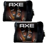Axe Dark Temptation Gift Set With Washbag 2 X 150ml Deodorant+250ml Shower Gel