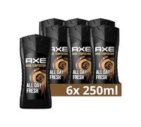 Axe Dark Temptation Shower Gel Dermatologically Tested Pack of 6 x 250 ml