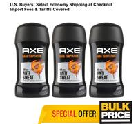 Axe Dark Temptation Stick Deodorant Long-Lasting Anti-Sweat Odor Protect 3-Pack