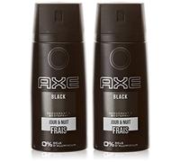 Axe Deodorant Homme Spray Black Pack of 2 x 150 ml