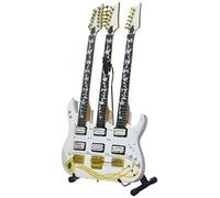 AXE HEAVEN Steve Vai Signature JEM Triple Neck Mini Guitar, Wood