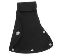 Axe Holster with Double Snap Closure, Nylon Waist Bag for Outdoor Work | Thickened Oxford Nylon, Reinforced Metal Rivets, Belt Loop Carry, Black Cover for 5-inch Blades Random Color