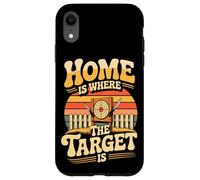 Axe Knife Throwing Home Is Where The Target Is Case for iPhone XR