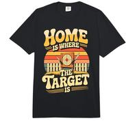 Axe Knife Throwing Home is Where The Target is Comfort Colors Adult Heavyweight T-Shirt