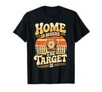 Axe Knife Throwing Home is Where The Target is T-Shirt