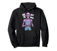 Axe Me Nicely Polite Zombie Horror Halloween Serial Killer Pullover Hoodie