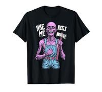 Axe Me Nicely Polite Zombie Horror Halloween Serial Killer T-Shirt