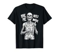 Axe Me Nicely Polite Zombie Horror Halloween Serial Killer T-Shirt