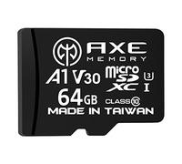 AXE MEMORY 64GB Micro SD Card 4K Ultra HD Video High Speed MicroSDXC Up To 95MB/S A1 V30 UHS-I U3