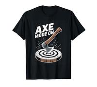 Axe Mode ON Lumberjack Axe Throwing Target T-Shirt