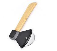 Axe Shape Pizza Wheel Cutter430 Steel Handle Ergonomically Round Pizza Home Restaurants Pizza Cutter Wheel and Server Innovational Design Tools Dough Roller Docker