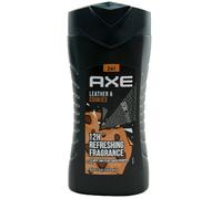 Axe Shower Gel Leather & Cookies 1 X 250ml 3in1 Sz -face -hair - 12h Refreshing
