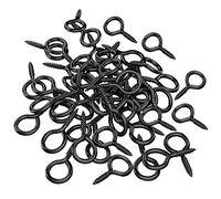 Axe Sickle Black 1 Inch Metal Screw Eye Pins Hooks Mini for DIY Jewelry Making, Arts & Crafts Project, 100 Pcs