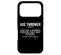 Axe Thrower Definition Proud Funny Hatchet Axe Throwing Case for iPhone 17 Pro
