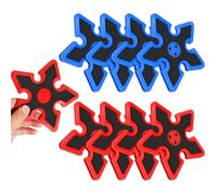 Axe Throwing Game for Back Yard, Plastic Axes & Throwing Stars Game Set for Adults, Durable and Fun for Indoor & Outdoor Family Entertainment, Friends Gathering, Team Activities (8 Pcs Stars)