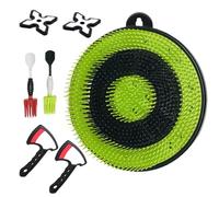 Axe Throwing Game, Safe Spiky Target Toys, Outdoor Hatchet Throwing Set, Durable Lightweight, Lawn Patio Carnival Camping Beach, Family Fun No Drilling Installation
