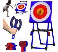 Axe Throwing Game Set for Adults - Outdoor and Indoor Fun with 8 Flying Axes & 8 Dart Targets - Perfect for Sports Activities