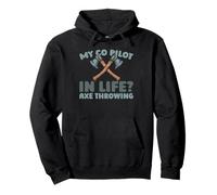 Axe Throwing Lumberjack - Woodsman Axe Thrower Pullover Hoodie