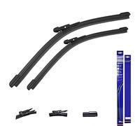 Axeblink Wiper Blade For VOLVO XC90 SUV 2004 To 2014 Pinch Tab Arm Front Wiper Blade (24'' & 21'', Pinch Tab)