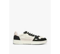 Axel Arigato Mens White/blk Dice Leather and Suede Low-top Trainers Eur 40.5 / 6.5 Uk Men
