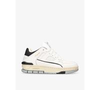 Axel Arigato Womens White/blk Area Lo Brand-patch Leather and Recycled Polyester Mid-top Trainers Eur 35 / 2 Uk Women
