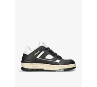 Axel Arigato Womens White/blk Area Lo Brand-patch Leather and Recycled Polyester Mid-top Trainers Eur 37 / 4 Uk Women