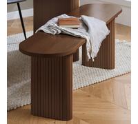 Axel Dining Bench - Walnut Fluted