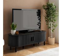 Axel TV Unit - Small - Black Fluted