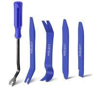 AXELECT 5 Pack Trim Removal Tool Kit, No Scratch Plastic Pry Tool Kit,Auto Trim Tool Kit Car Tools,Car Panel Door Window Tools Kit,Fastener Removal Interior Trim Tools