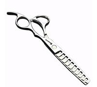 AXEMOORE 6-inch Ultra-Thin Hair Thinning Scissors - Modern Style - Haircutting Scissors - Silver - Stainless Steel