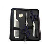 Axemoore Hairdressing Scissors Hair Thinning Scissors Set and Hair Scissors, 6.0 inch + Presentation Case/Box + White Comb +Adjuster (Set)