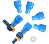 Axen Bite Valve Replacement Mouthpieces (4-Pack), 2PCS Shutoff Valves, and 1PC O-Rings Kit for Hydration Bladder and Water Backpack Bladder Reservoir, Compatible with Most Brands