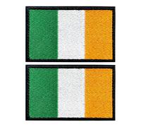 AXEN Republic of Ireland Flag Patch, Irish Patches with Hook & Loop Fasten for Backpack Uniform Jacket Vest Cap