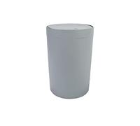 axentia 5 Litre Plastic Cosmetic Bin Grey