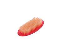 axentia Candy Nail Brush, Pink Hand Brush with Orange Bristles, Plastic