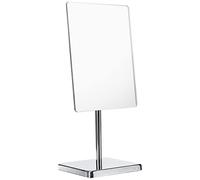 Axentia Rectangular Table Mirror with Base - Bathroom Vanity Mirror, Silver