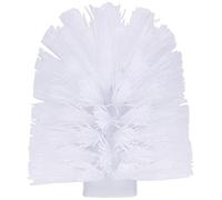 axentia Replacement Brush Head with Thread, Plastic Spare Part for Toilet Brush, Diameter Approx. 8.5 cm, Height Approx. 10 cm, White 123009