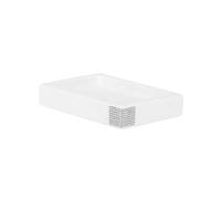 axentia Soap Dish White 11.5 x 2 x 8 cm
