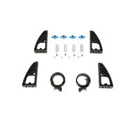 Axenture Adjustable Load Stops Mount for Roof Rack Cross Bars (4-Pack with 4 Straps) Roof Rack Accessories, Load Stoppers for Ladder, Canoe, Wood, Ski, Snowboard, Kayak- Fits T-Track Roof Racks Black