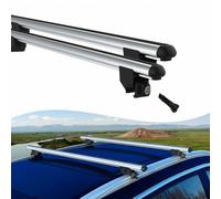 Axenture-Car Roof Bars Compatible with Opel Astra J Estate/SW/Sport Tourer 2010-2014; Aluminum Roof Rack Cross Bars for Cars with Flush-Mounted Roof Rails (2 Pcs) Grey