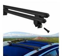 Axenture-Car Roof Bars Compatible with Opel Astra J Estate/SW/Sport Tourer 2010-2014; Aluminum Roof Rack Cross Bars for Cars with Flush-Mounted Roof Rails (2 Pcs) Black