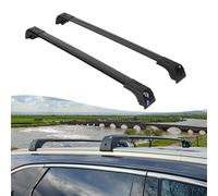 Axenture Car Roof Bars for Hyundai Kona (Sx2) Suv 2023 Onwards; Lockable Roof Rack Cross Bars, Compatible with Flush-Mounted Roof Rails Black (2 Pcs)