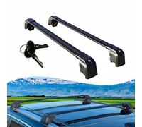 Axenture Lockable Roof Bars For Citroen Berlingo 2024 Onwards; fit Flush-mounted Roof Rails Heavy Duty Aluminum Roof Rails Cross Bar, Ideal Car Roof Rack Bars for Luggage 2 Pcs Rail Carrier Black