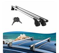 Axenture - Premium Roof Bars for Hyundai Santa Fe Mk3 2012-2018; Lockable Roof Rack Cross Bars, Compatible with Flush-Mounted Roof Rails Grey (2 Pcs)